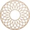 Ekena Millwork Cannes Wood Fretwork Pierced Ceiling Medallion, Alder, 20"OD x 6 7/8"ID x 3/8"T CMWP20X20X0375CNAL - alternate 1
